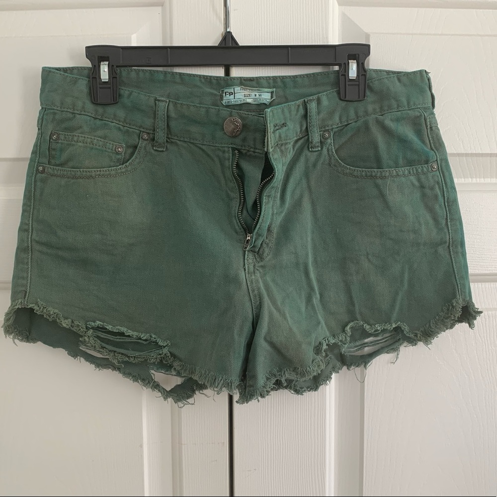 Free People Distressed Shorts
